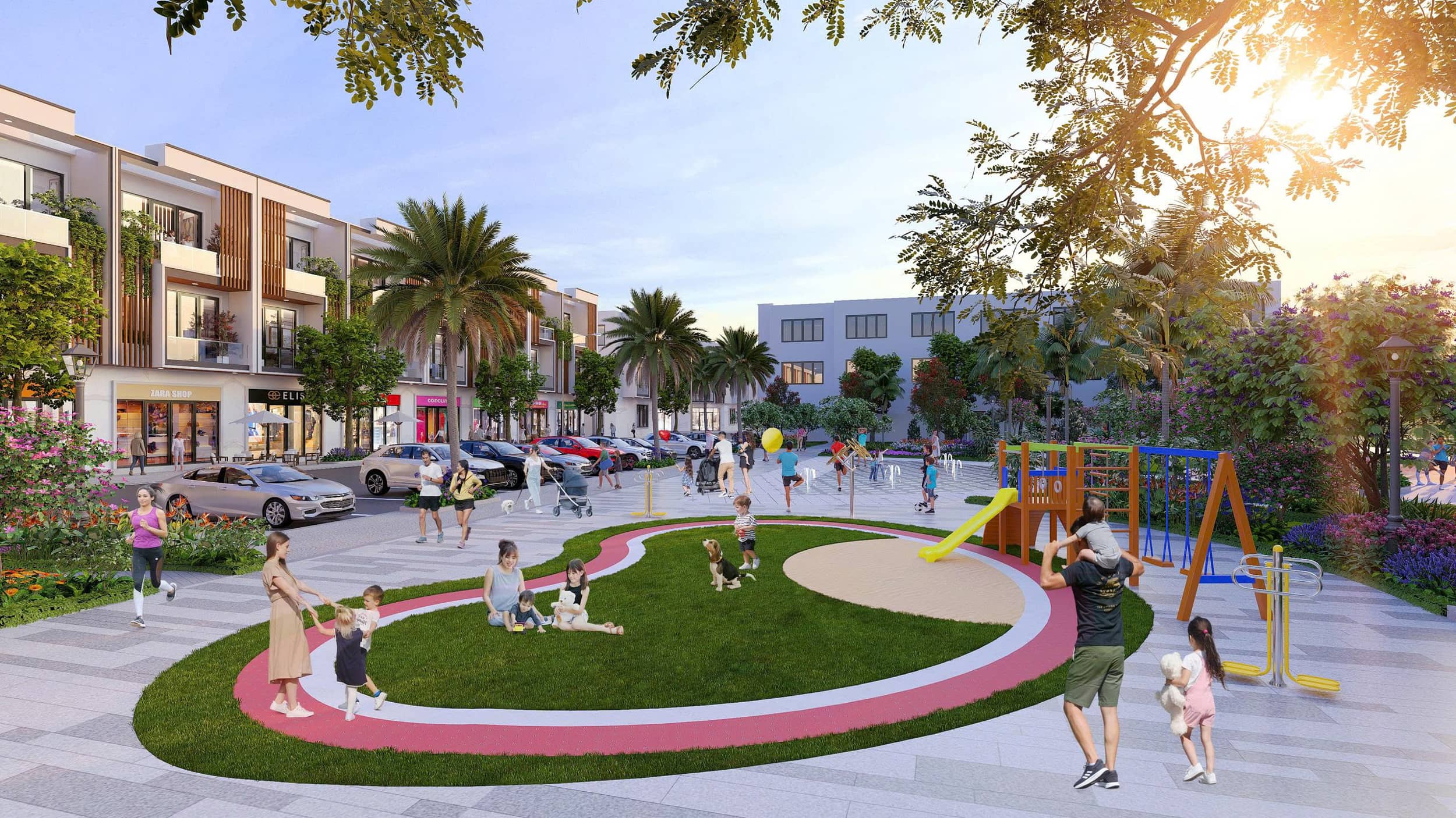 Golden Homes Dĩ An Tiện ích Khu Vui Chơi Trẻ Em