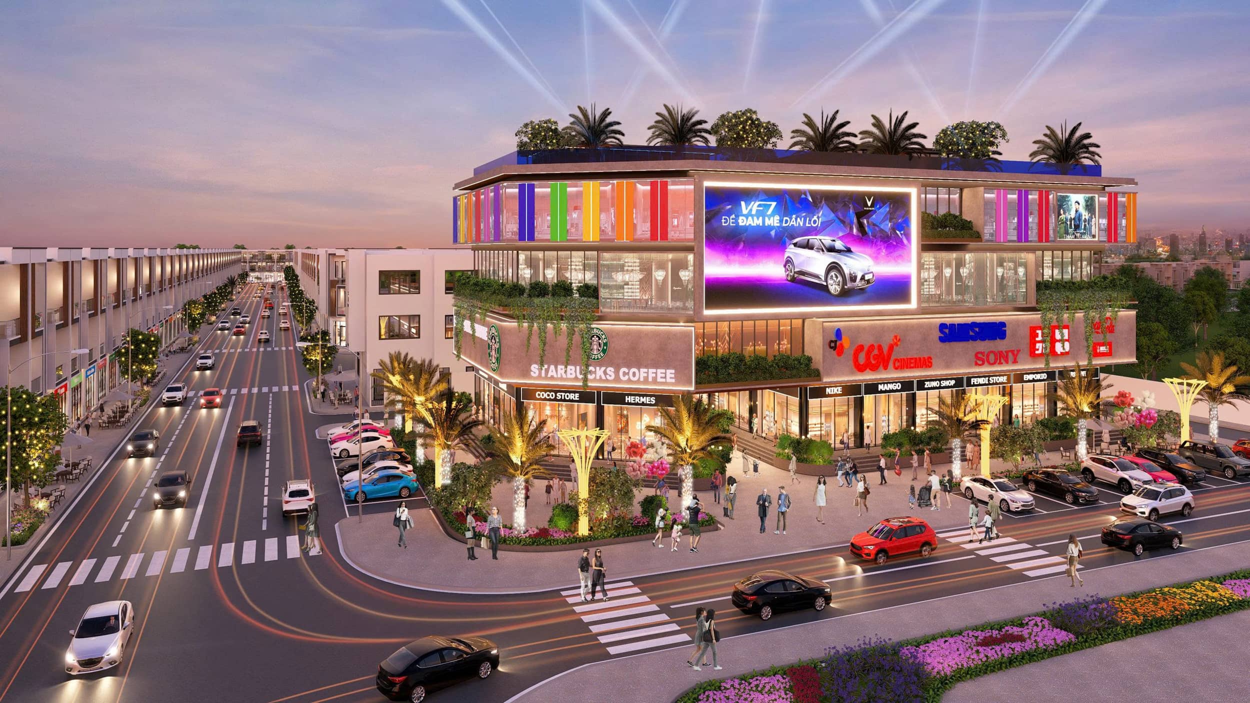 Golden Homes Dĩ An Tiện ích Trung Tâm Thương Mại