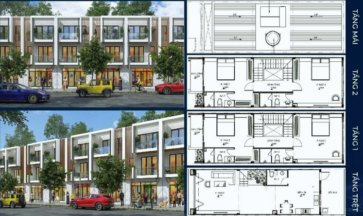 MẪu NhÀ PhỐ Golden Iii City 5x14