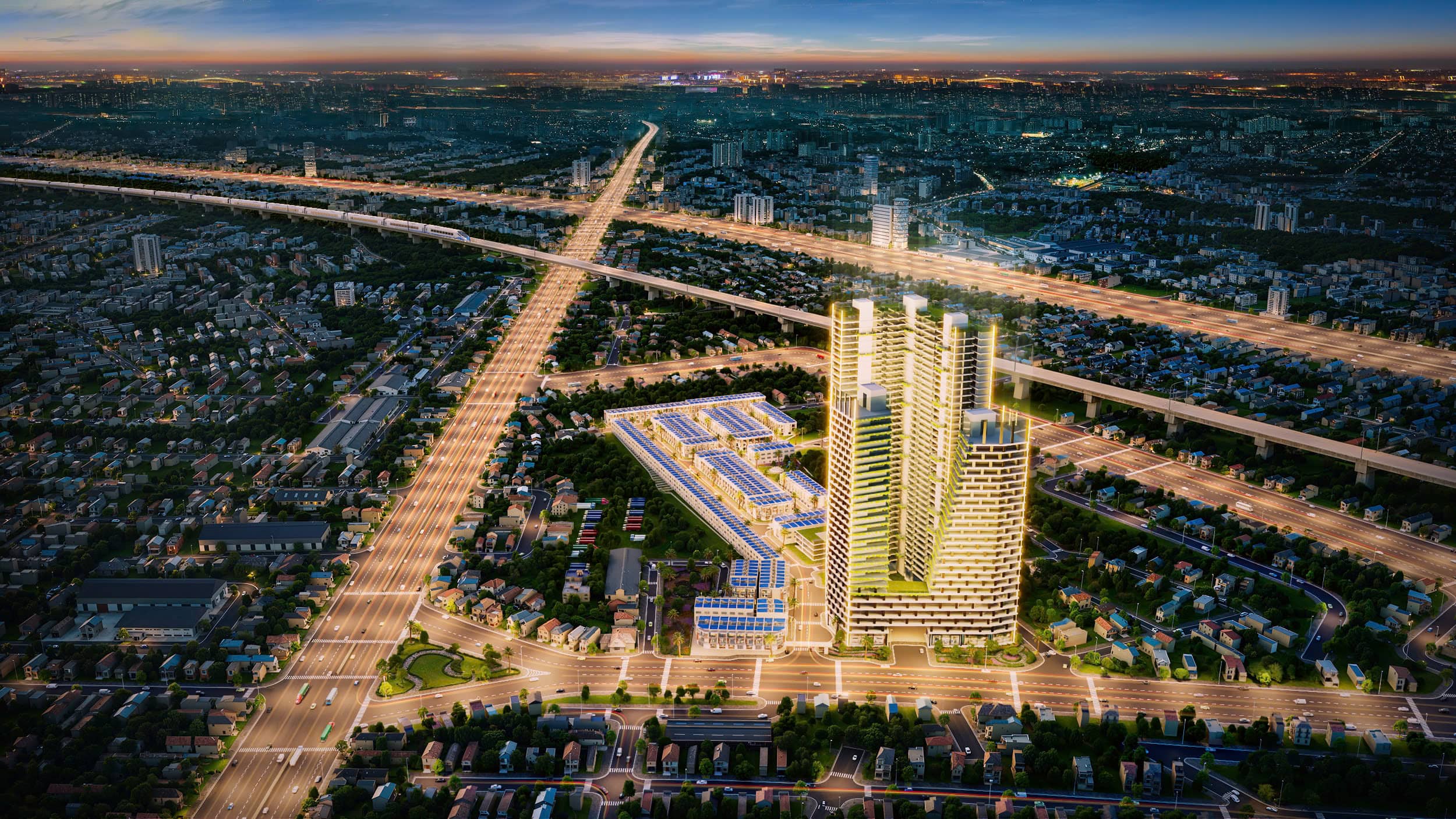 Phối Cảnh Golden Town - Golden Home Dĩ An